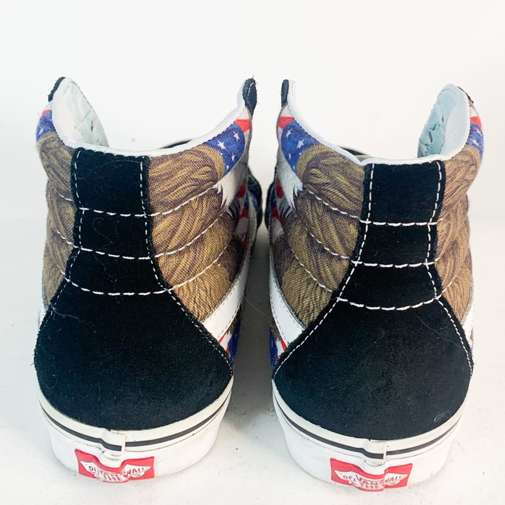 Vans Freebird American Eagle Hi Top Shoes Sneakers - Picture 5 of 7